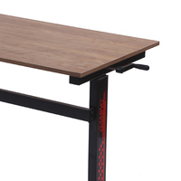 Gratis Monster 2 Persoon Compact L Vorm Desktop Tafel Laptop Montage-instructies Klaslokaal Computer Bureau Met Wielen Hok