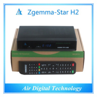 Zgemma-Star H2 Récepteur satellite à canaux libres Full HD 1080P Dual Core Linux OS E2 DVB-S2 + T2/C Twin Tuners
