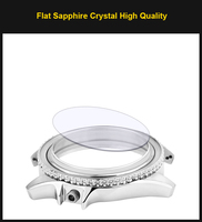 Boîtier de montre personnalisé en acier inoxydable 316L, lunette en céramique cristal saphir 39mm 43mm 007 Design pour NH35 NH36 MIYOTA 8215 9015