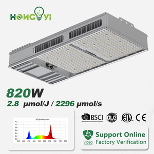 Gavit 1930e HongYi 820W LED Solar Replace DE <strong>HPS</strong> <strong>1000W</strong> for Commercial Greenhouse Growing Horticultural LED Grow <strong>Light</strong>