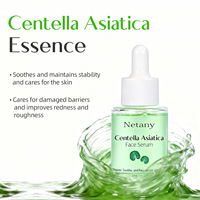 Sérum à l'extrait de Centella, hydratant, apaisant, réparateur pour le visage, étiquette privée OEM, sérum pour le visage à l'hyaluronate de sodium, 30 ml