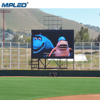 Affichage LED numérique pour stade, panneau publicitaire extérieur couleur intégrale P8, affichage périmétrique LED pour stade P6 P5 P4 P10