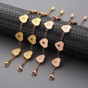 Pulsera Magnética de Acero Inoxidable con Holograma de Corazón, Joyería de Moda Unisex, Ajustable, de Lujo, Chapada en Zinc Negro, con <span class=keywords><strong>Iones</strong></span> <span class=keywords><strong>Negativos</strong></span> - Product Image 6