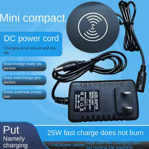 25W nhúng không dây sạc đồ nội thất ABS cạnh giường ngủ bảng 60 lỗ nhanh chóng sạc ẩn không dây sạc điện cắm - Product Image 2