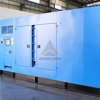 Groupe électrogène Weichai Baudouin 500kw 630 kva Generador Groupe électrogène diesel à auvent silencieux