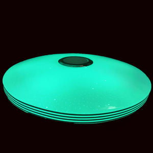 Lican — plafonnier <span class=keywords><strong>LED</strong></span> Intelligent, luminaire de <span class=keywords><strong>plafond</strong></span> avec lecteur de musique, idéal pour un salon, 60W - Product Image 4