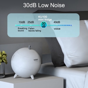 KEMIN 0.8L 미니 냉장고 호텔 용 소형 싱글 도어 밀크 쿨러 병원 자동차 가정용 영국 플러그 타입 존 타입 냉동고 - Product Image 4