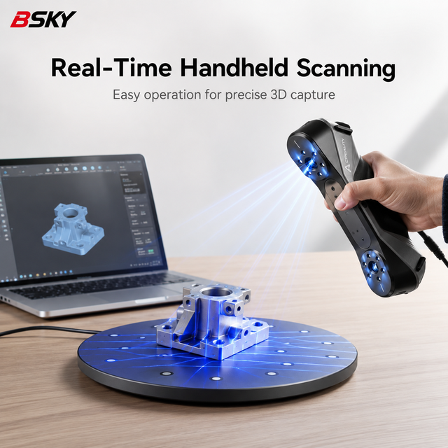 Handheld 3d Scanner High Precision Professional Tool Measuring-grade Accuracy
