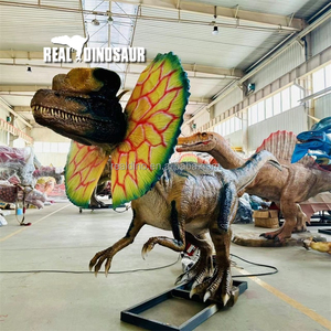Taman Hiburan robotik animatronik Model dinosaurus 3D ukuran hidup dinosaurus untuk taman - Product Image 3