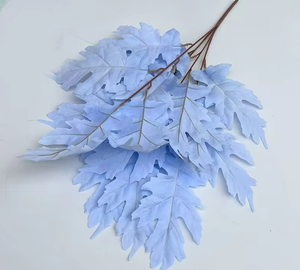 Décoration de table artificielle <span class=keywords><strong>en</strong></span> feuilles de chêne pour mariage à domicile, brise de table d'<span class=keywords><strong>automne</strong></span> avec arbres et paysage réalistes pour Pâques - Product Image 3