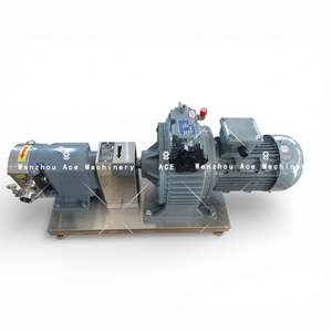 Bomba Lobular de Velocidad Constante con Engranajes de Acero Inoxidable Sanitario Ace SS304 SS316L con Cabezal Aislado y Sello Mecánico - Product Image 4