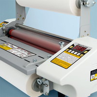 Machine à plastifier électrique 220V/110V 350mm A4 A3 Plastification thermique pour papier format A5 A6 Plastification à chaud et à froid