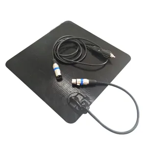 400x400x1.5mm 220V 500W Silicone elemento riscaldante per Pizza consegna cibo caldo sacchetto adesivo L1000mm forma centrale del lato