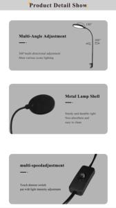 SML vente <span class=keywords><strong>en</strong></span> <span class=keywords><strong>gros</strong></span> USB pliant <span class=keywords><strong>lampe</strong></span> <span class=keywords><strong>de</strong></span> <span class=keywords><strong>lecture</strong></span> Led <span class=keywords><strong>lampe</strong></span> <span class=keywords><strong>de</strong></span> <span class=keywords><strong>bureau</strong></span> avec <span class=keywords><strong>pince</strong></span> Dimmable Clip-on <span class=keywords><strong>lampe</strong></span> <span class=keywords><strong>de</strong></span> Table <span class=keywords><strong>de</strong></span> travail - Product Image 4