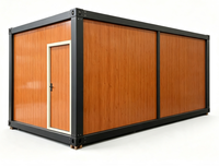 Conteneur de magasin pliable en acier, étanche, à installation rapide pour kiosque de café, poste de garde, bureau
