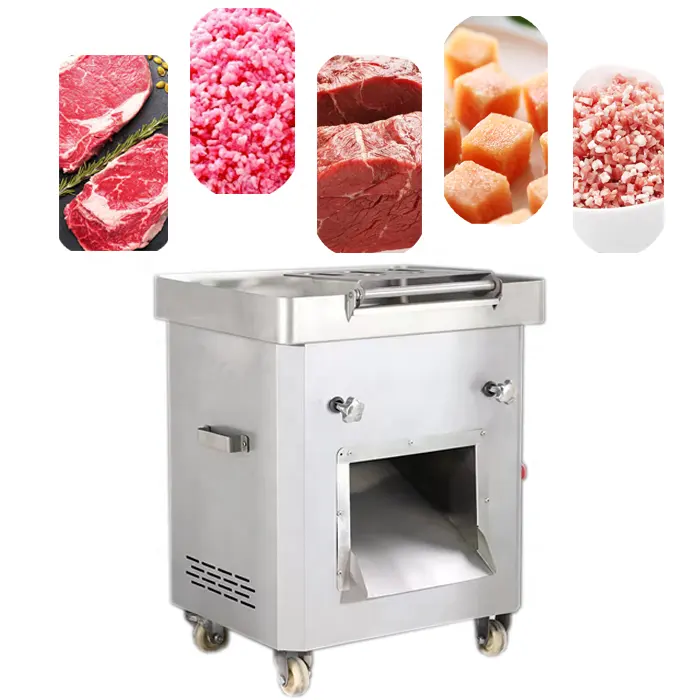 כוח-חיסכון כבש חיתוך מכונת טוב לאחר מכירות שירות בשר ובייקון מכונה לחיתוך בשר חיתוך מכונת חלאל מאגי עוף מרק c
