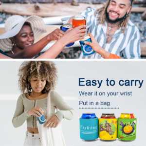 Funda Aislante de Neopreno con Diseño Personalizado a Rayas, Impermeable, para Latas de 330 ml - Product Image 6