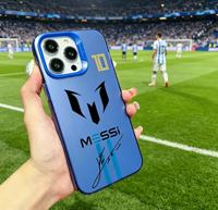 Coque de téléphone anti-chute à thème football, imprimée par transfert thermique, compatible avec iPhone XR, XS, 11 à 17 Pro Max. Personnalisation disponible