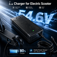 Chargeur de batterie lithium-ion HAOXING 48V2A OEM ODM Vente en gros Alimentation mondiale pour trottinettes électriques Prise US/EU/UK LED