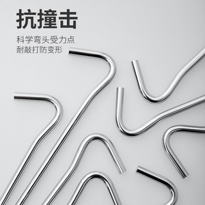 Beishanlang Tent Peg Aluminum 17.5*0.6cm High Strength Outdoor Camping Anti Impact Windproof Stake - Product Image 1
