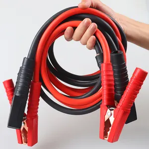 Heavy Duty truck Booster Cable Car Battery charger 25 Feet 6 Leads Starter Jumper Cables with Carry Bag