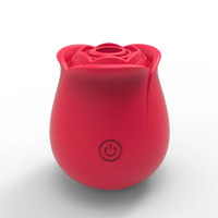 Meist verkaufte wasserdichte Silikon Kitzler Saugen Nippel Stimulator Rose Vibrator Adult Spielzeug für Paare