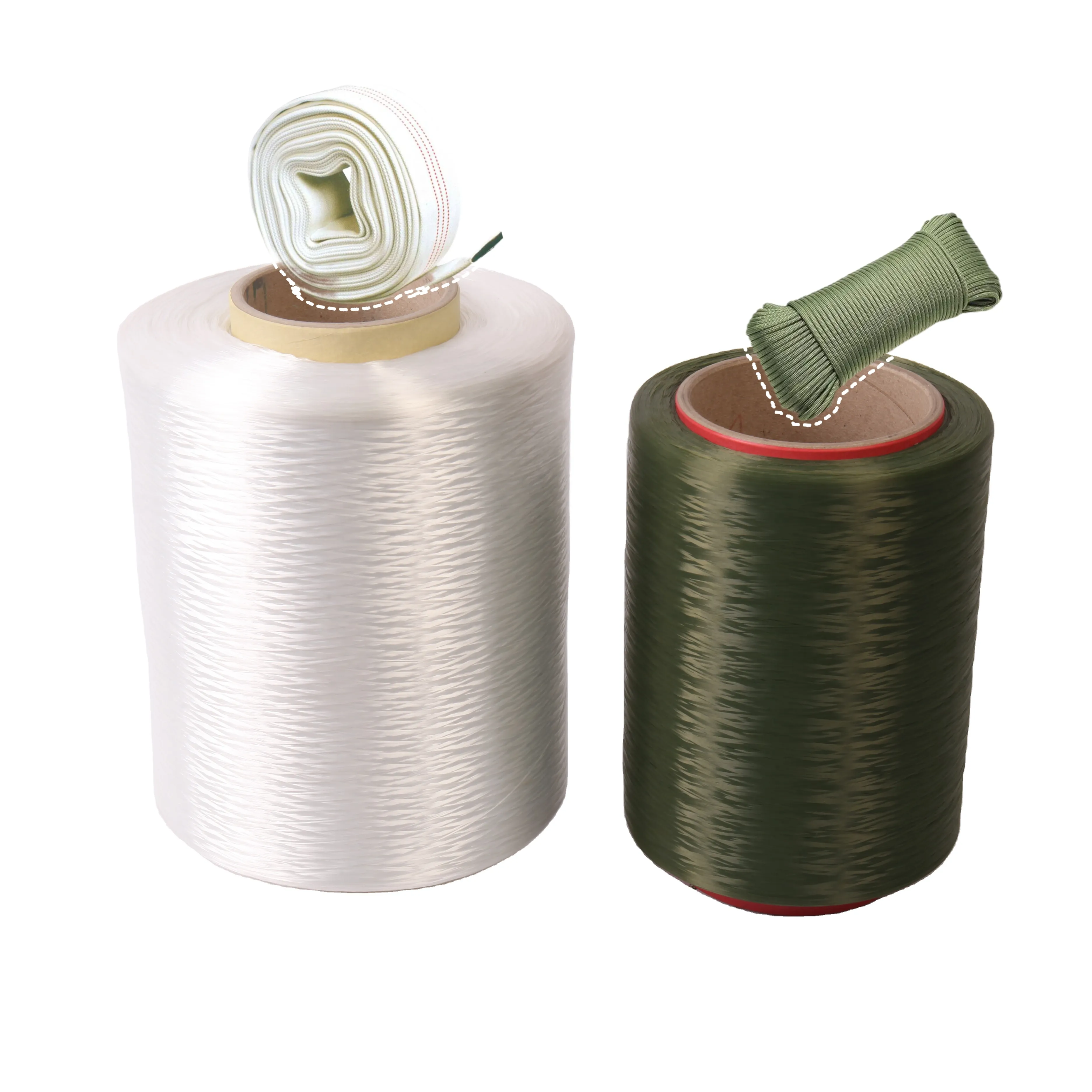 Nylon Filament Polyamide 1890 Witte Kleur, Zwarte Kleur Nylon Hoge Sterktegraad Garen