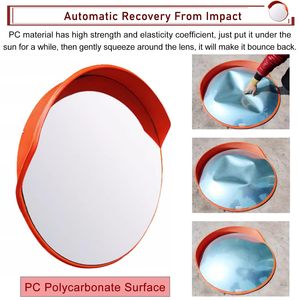 Bonne qualité Angle mort Vision diamètre 45cm 60cm 80cm 100cm sécurité routière miroir convexe extérieur - Product Image 2
