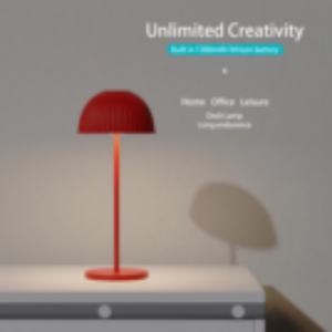 Lampe de table de chevet de luxe sans fil rechargeable à LED, design minimaliste nordique, pour restaurant - Product Image 3