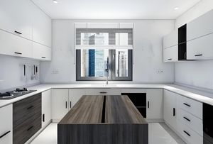 Armarios de cocina modulares de diseño personalizado Colección de armarios del fabricante - Product Image 3