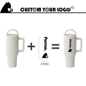 Logo personnalisé gobelet tasse à café isotherme à double paroi tasse de voyage à café sous vide tasse thermos en acier inoxydable 30oz 40oz gobelet avec poignée - Product Image 4