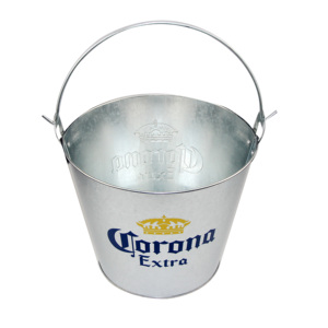 Imprimé Fer Blanc Galvanisé 5L Capaicty En Relief LOGO Personnalisé 5 Quart Métal Seau À Glace - Product Image 1