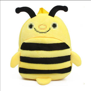 Vendita calda cartone animato animale scimmia topo coniglio ragazze zaini per bambini zaini graziosi Pikachu giallo borsa peluche - Product Image 2