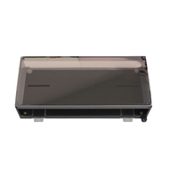 Boîtier industriel pour carte PCB 220x98x52mm, couvercle de rail DIN pour système PLC, boîtier de dispositif de contrôle industriel