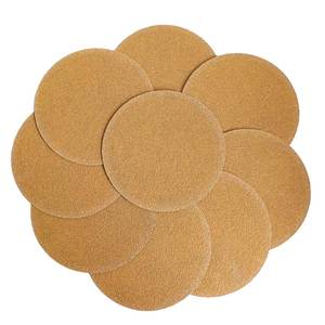 Outils abrasifs en gros, <span class=keywords><strong>papier</strong></span> abrasif 125 mm, <span class=keywords><strong>papier</strong></span> abrasif 5 pouces P240, disque <span class=keywords><strong>de</strong></span> ponçage jaune pour le ponçage et le polissage du bois et <span class=keywords><strong>de</strong></span> l'automobile - Product Image 1