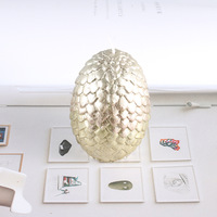 Oeuf de dragon Bougies flottantes Cire de paraffine Oeufs de dinosaure Décoration intérieure Sans fumée Non parfumé pour Pâques Cadeau de mariage Noël