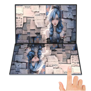 OEM Gaming Laptop <span class=keywords><strong>Dual</strong></span> Touch Screen Laptop I7 I9 10th 11th 12th Generation Procesadores Intel 16GB de memoria para juegos y diseño - Product Image 1