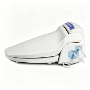 Couverture de bidet électrique chauffante 220V à 3 niveaux de température avec sécheur d'air et désodorisant automatique pour la maison - Product Image 1