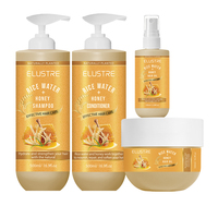 Shampooing et Après-Shampooing 2-en-1 Hydratant, Anti-Pelliculaire et Anti-Frisottis au Miel et à l'Eau de Riz, Formule Nourrissante en Profondeur pour la Vente en Gros