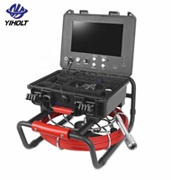Caméra d'inspection de tuyaux YIHOLT Mini HD, caméra étanche de 20 mm, câble de 20 à 30 m, CMOS H.265 - écran DVR de 8 pouces