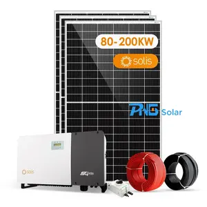 PNG 200kw Gewerbliche und industrielle Projekte auf netz gebundenem Energie system 100KW Solar PV Power System Am Boden installieren