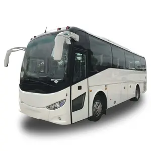 Top quality RHD with the SLK6102 Coach Bus equipped with a powerful CNG engine Euro 3 6MT in stock
