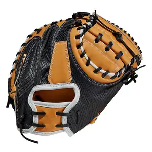 Baseball Catcher Gloves Professional Training For Teenagers Kip Thickened Adult Baseball And Softball Gloves Receiving Glove