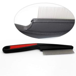 Peigne <span class=keywords><strong>anti</strong></span>-puces professionnel pour chiens et chats, en acier inoxydable à dents fines, antidérapant, durable et <span class=keywords><strong>efficace</strong></span>, pour le contrôle des squames et l'élimination des tiques. - Product Image 6