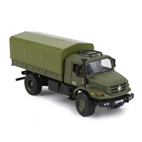 Modèle de voiture militaire en alliage de zinc, échelle 1:36, véhicule de guerre tout-terrain moulé sous pression, pièce de collection, voiture jouet Kaidiwei, à partir de 14 ans