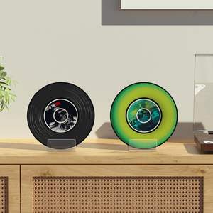 <span class=keywords><strong>Support</strong></span> de présentation de livres en acrylique écologique personnalisé, transparent, à coins arrondis et surface polie, pour carnet et album photo - Product Image 4