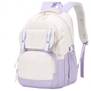 Sac à dos scolaire pour femmes, style coréen, nouveau modèle tendance, sac à dos Oxford, collège, lycée, étudiant - Product Image 6