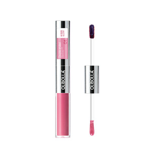 MLM Customized Dual Head Peel Off Lip Gloss Pearlescent Blue Matte & Shiny Waterproof Long Lasting Non-Fading Vegan Lip Makeup - Product Image 1