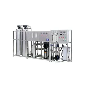 Purificateur d'eau par osmose inverse à double étage 2000L/H Système EDI Équipement d'eau ultra pure