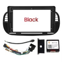 Marco de Radio para Auto de 9/10 Pulgadas 2DIN con Pantalla Táctil Capacitiva para Fiat/BMW/-Android, Reproductor de CD GPS, Transmisor FM, TPMS, TV
